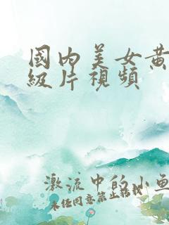 国内美女黄色一级片视频