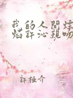 我的人间烟火宋焰许沁亲吻