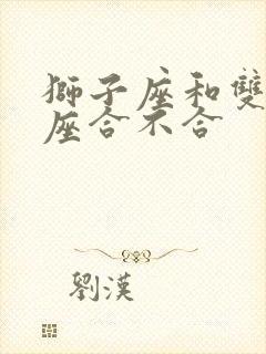 狮子座和双子星座合不合