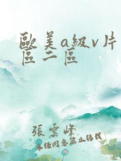 欧美a级v片一区二区