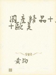 国产精品+亚洲+欧美