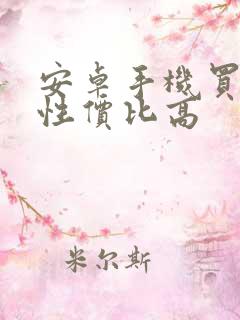 安卓手机买什么性价比高