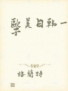 欧美日韩一级片子