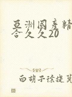 亚洲国产精品综合久久20