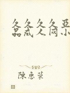 久久久久亚洲精品成人网小说