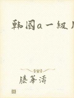 韩国a一级片