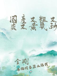 国产又粗又猛又爽又黄几秒视频