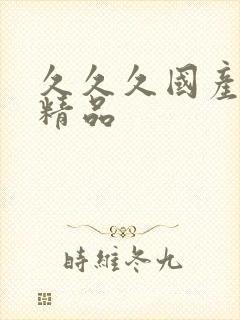 久久久国产午夜精品