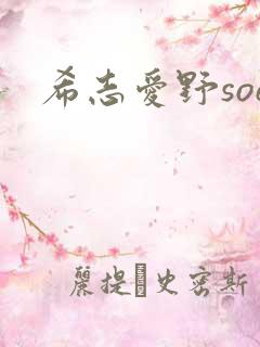 希志爱野soe