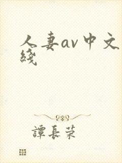 人妻av中文在线