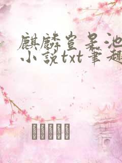 麒麟岂是池中物小说txt笔趣阁