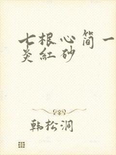 七根心简一万三炎红砂