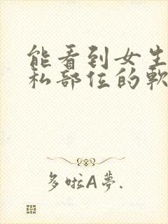 能看到女生的隐私部位的软件