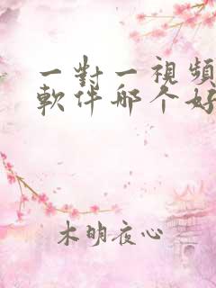 一对一视频聊天软件哪个好用