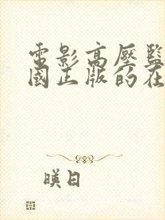 电影高压监狱法国正版的在线看