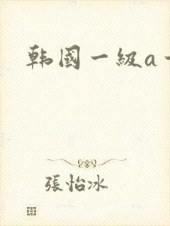 韩国一级a一片