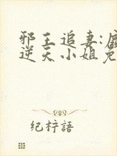 邪王追妻:废材逆天小姐免费阅读全文