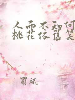 人面不知何处去桃花依旧笑春风翻译