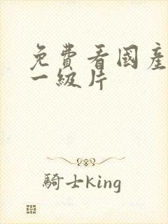 免费看国产黄色一级片