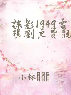 谍影1949电视剧免费观看全集