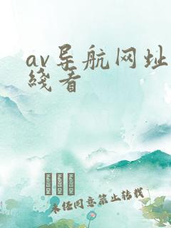 av导航网址在线看