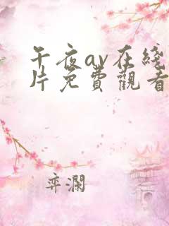 午夜av在线毛片免费观看