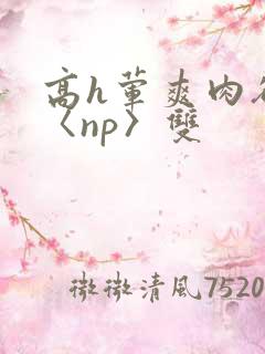 高h荤爽肉欲文〈np〉双