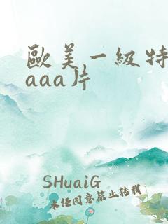 欧美一级特黄aaaa片