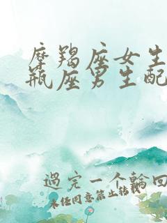 摩羯座女生和水瓶座男生配对指数