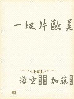 一级片欧美久久