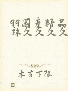 99国产精品丝袜久久久久久