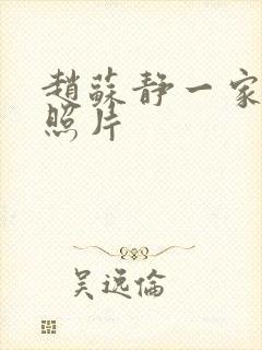 赵苏静一家三口照片