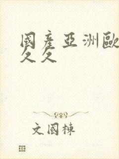 国产亚洲欧美久久久