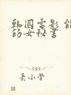 韩国电影 能干的女秘书