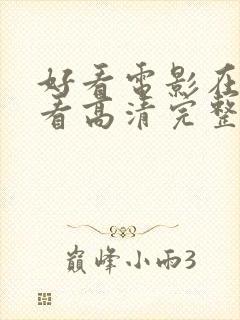 好看电影在线观看高清完整版