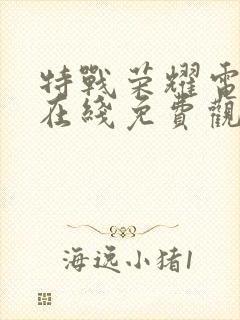 特战荣耀电视剧在线免费观看