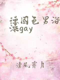 德国色男浴室洗澡gay