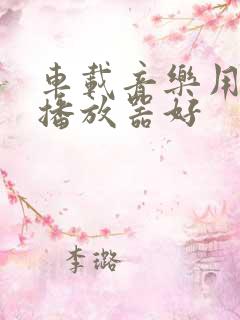 车载音乐用什么播放器好