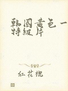 韩国黄色一级片特级片