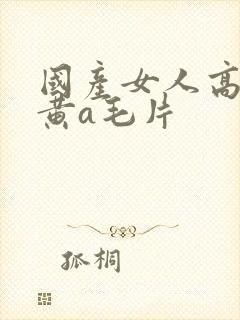 国产女人高潮特黄a毛片