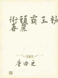 街头霸王动画片春丽