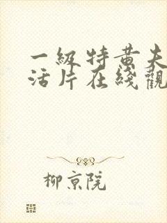 一级特黄夫妻生活片在线观看