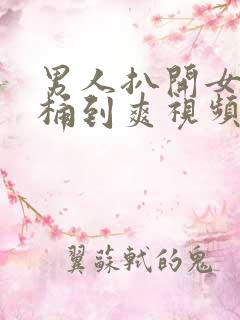 男人扒开女人腿桶到爽视频