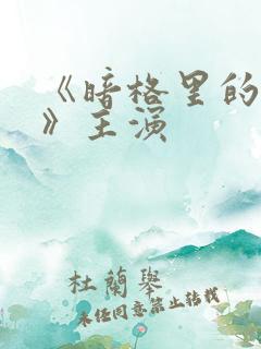 《暗格里的秘密》主演