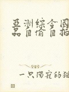 亚洲综合国产精品自偷自拍av