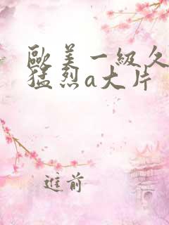 欧美一级久久久猛烈a大片