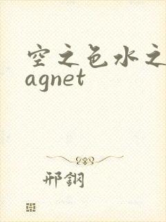 空之色水之色magnet