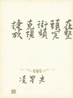 捷克街头在线播放视频完整版