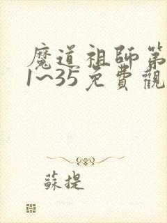 魔道祖师第一季1~35免费观看全集
