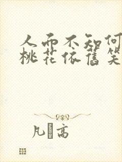 人面不知何处去桃花依旧笑春风意思